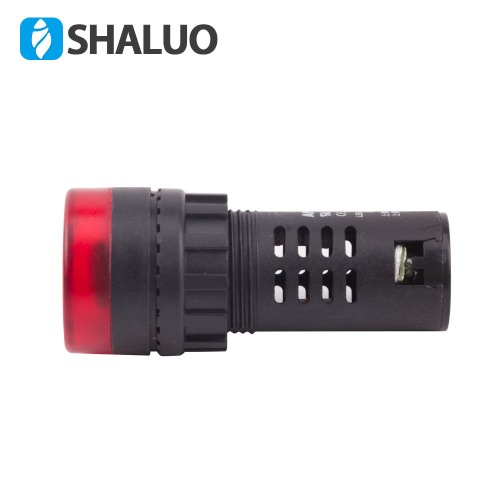 Sistema de control automático del generador, zumbador, luz de alarma de sonido intermitente con AD16-22SM de alarma de flash LED