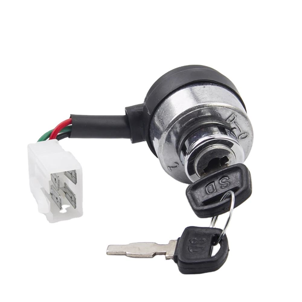 186F 5 cables generador diésel interruptor de arranque llave de encendido 168F 188F piezas del generador de gasolina cerradura electrónica