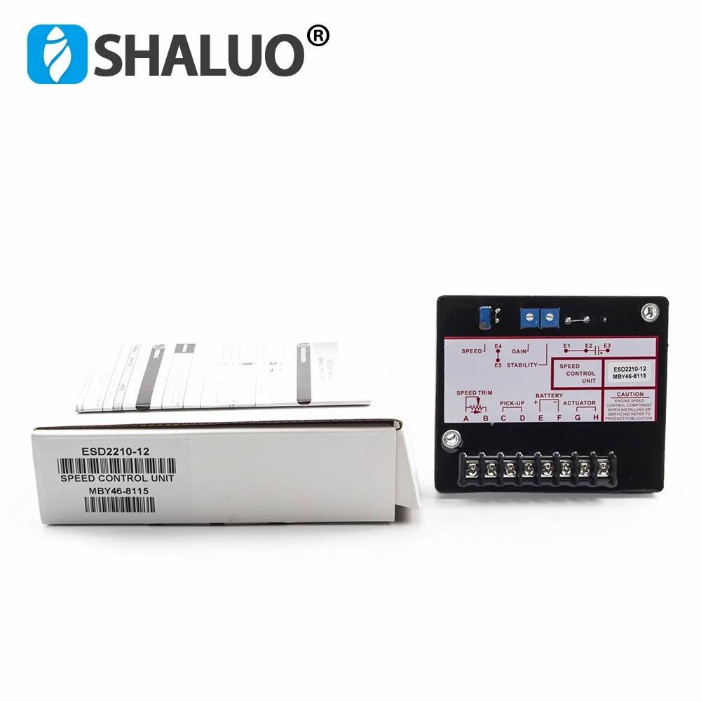 Controlador de velocidad del motor DC12V 24V ESD2210, placa de Control de Motor de CC, actuador, unidad Govornor, Panel Genset, piezas ESD2210-12 ESD2210-24
