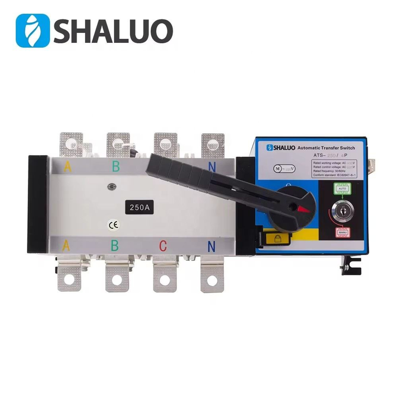 Gabinete del generador Tablero de control ATS Piezas y accesorios del alternador 300A Conmutación de transferencia automática Generador de accesorios ATS