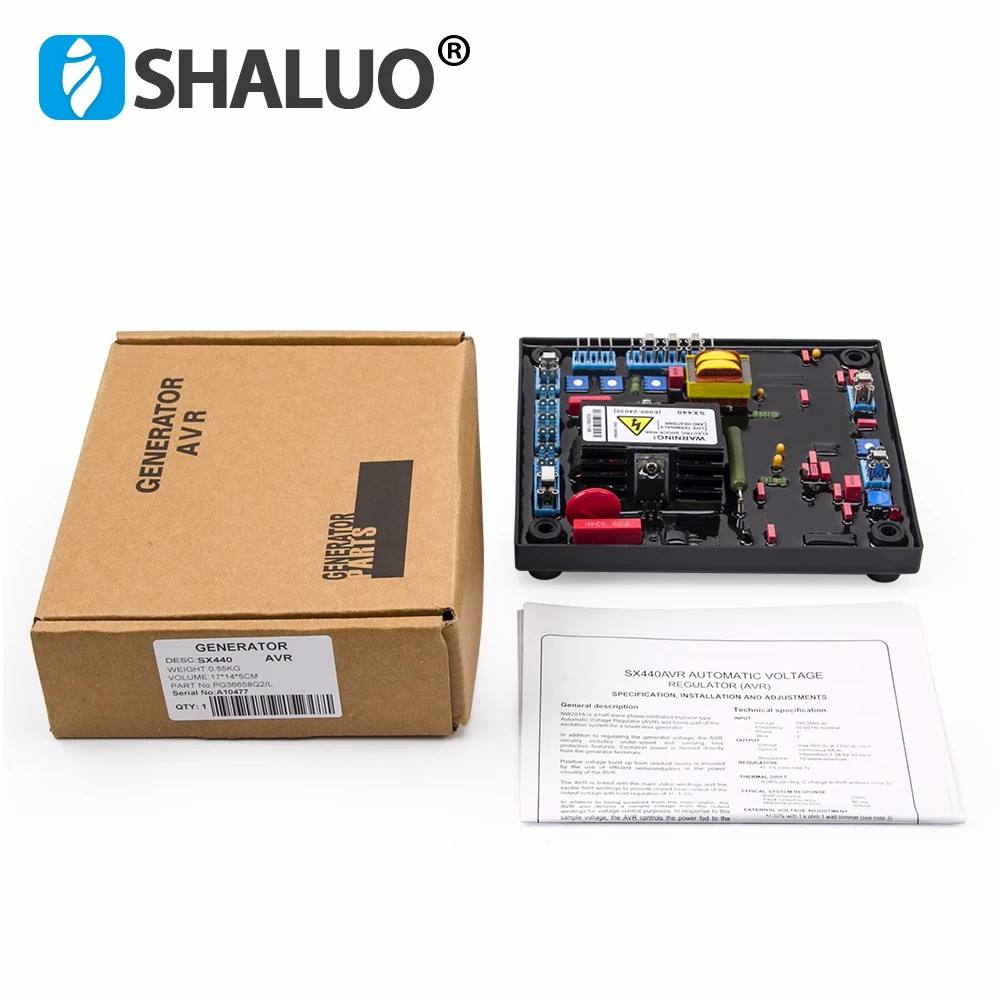 Durable estable SX440 AVR estabilizador y regulador de voltaje automático Tablero de Control sin escobillas Stamford piezas del generador Accesorios