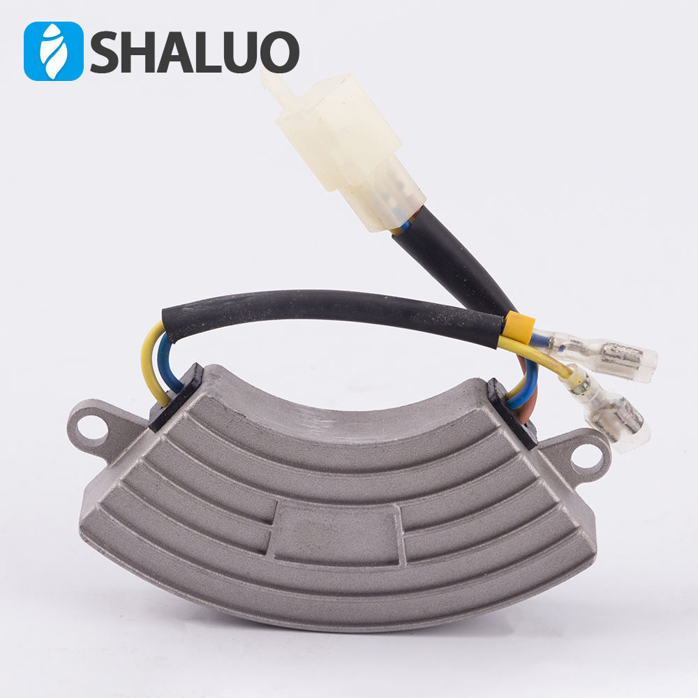 Estabilizador de generador de gasolina con caja de aluminio, regulador de voltaje automático AVR 168, 2kw, 3kw