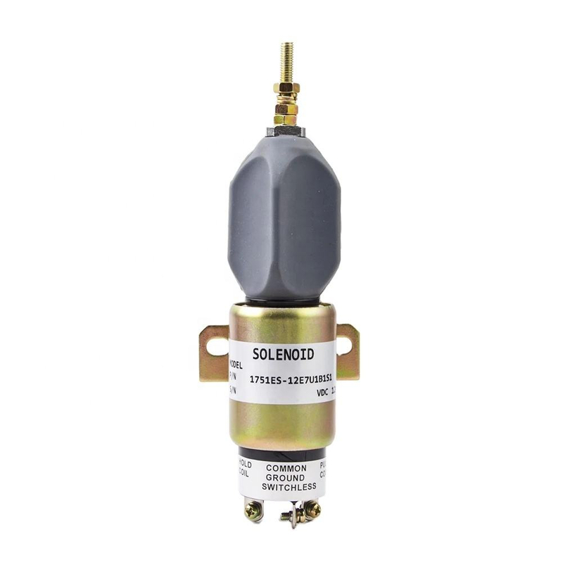 Generador diésel 1751ES-12E7U1B1S1 DC12V, válvula solenoide de parada de motor, interruptor electrónico de apagado de combustible, 24V 1751ES-12E7U1B1S2