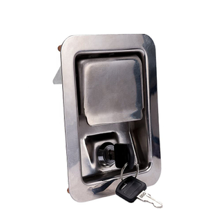 El grupo electrógeno del generador diesel parte la cerradura grande del panel de puerta del grupo electrógeno de cuatro ángulos