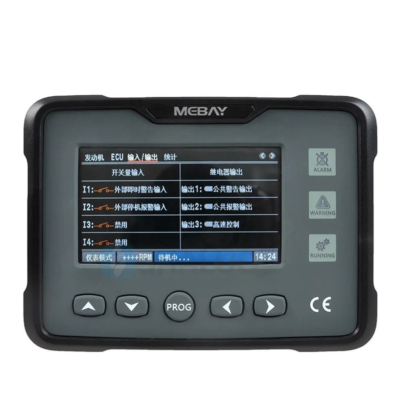 Medidor Digital ECU de motor de Gas diésel GM70C, medidor de pantalla LCD multifunción, Monitor de parámetros del motor Genset con puerto CAN