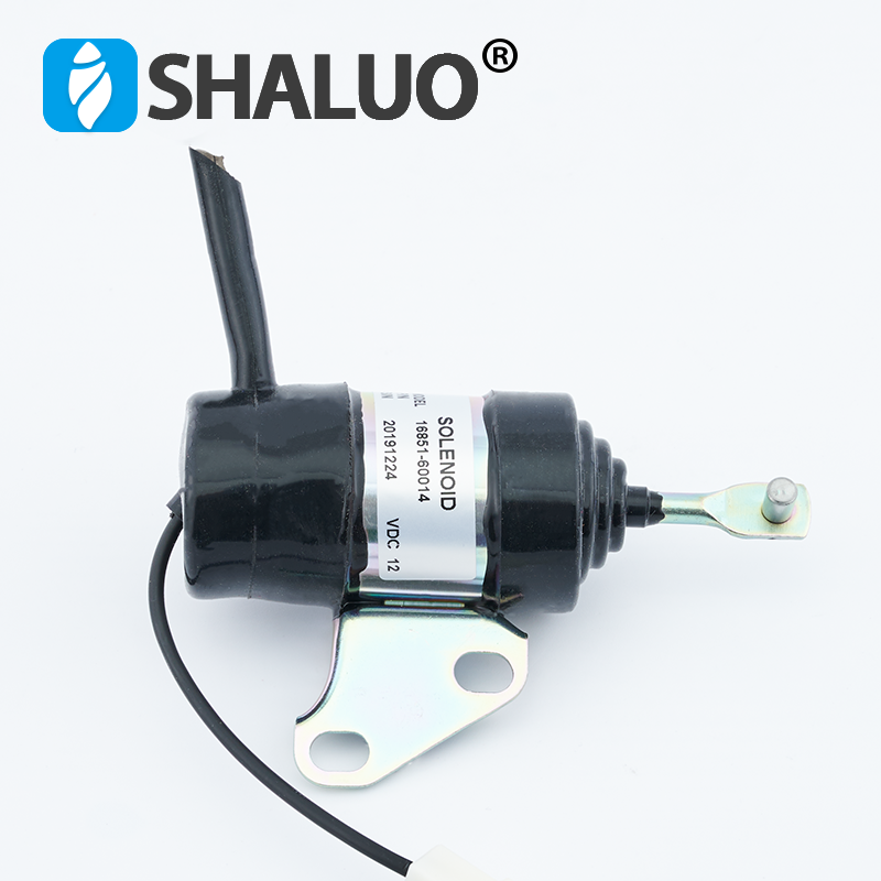 Solenoide diesel 16851-60014 de la parada del combustible del motor del excavador del generador de 12v 24v