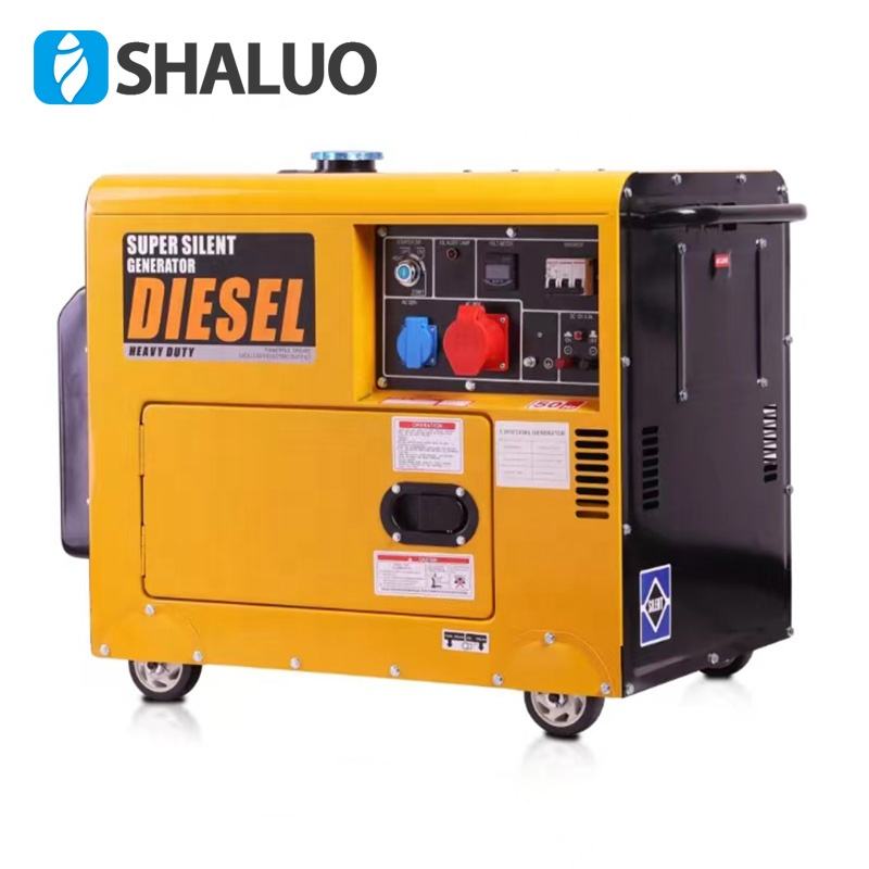 3kw 4.6kw 5kw 5.5kw 6kw 6.5kw 7kw 7.5kw 8kw 8.5kw Generador Diesel silencioso monofásico y trifásico Generador Diesel 5kva