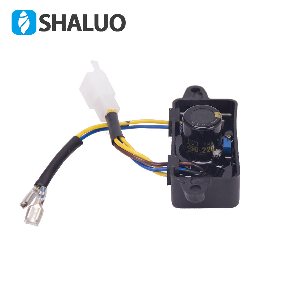 Estabilizador de generador de gasolina, caja de plástico, regulador de voltaje automático AVR 168, 2kw, más barato