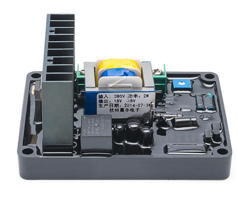 Generador de cepillo de carbón trifásico STC, regulador de voltaje AVR GB170, placa reguladora de 3KW a 50KW, placa reguladora 380