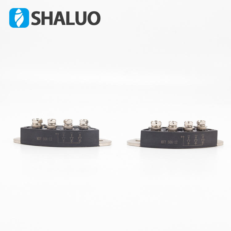 Módulo de puente rectificador de tiristor trifásico, encapsulado de generador, bus de engarzado de cuatro columnas MXGMXY50-12