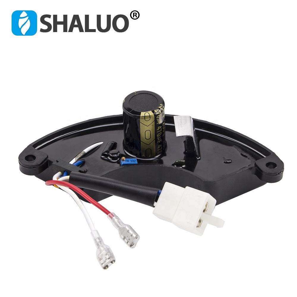 Estabilizador de generador de gasolina AVR Universal, 6 cables, 5kW, regulador de voltaje automático, tablero de Control monofásico de 220V, 250V, 470UF