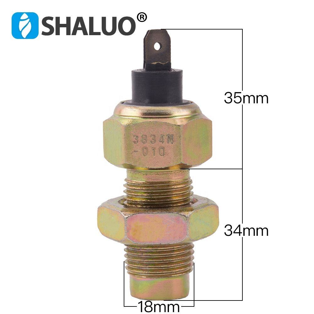 Sensor de velocidad del motor diésel EQ153 DCEC, generador eléctrico, Sensor magnético de captación de RPM, interruptor de alarma de latón, enchufe del Sensor M18 * 1,5*34mm