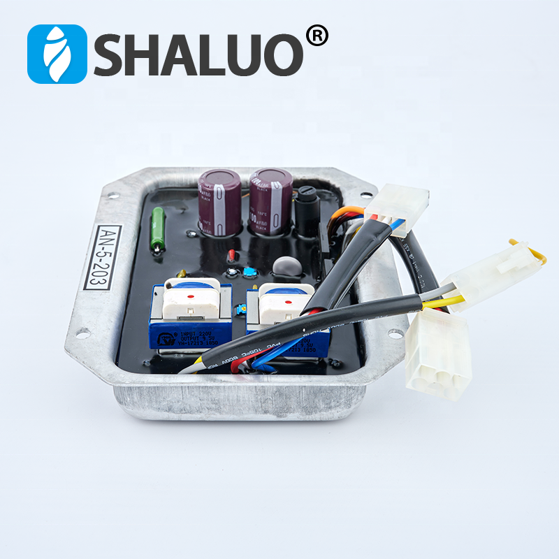 Piezas de repuesto del generador AVR, suministro ajustable de potencia, regulador de voltaje automático AN-5-203 para Denyo Genset