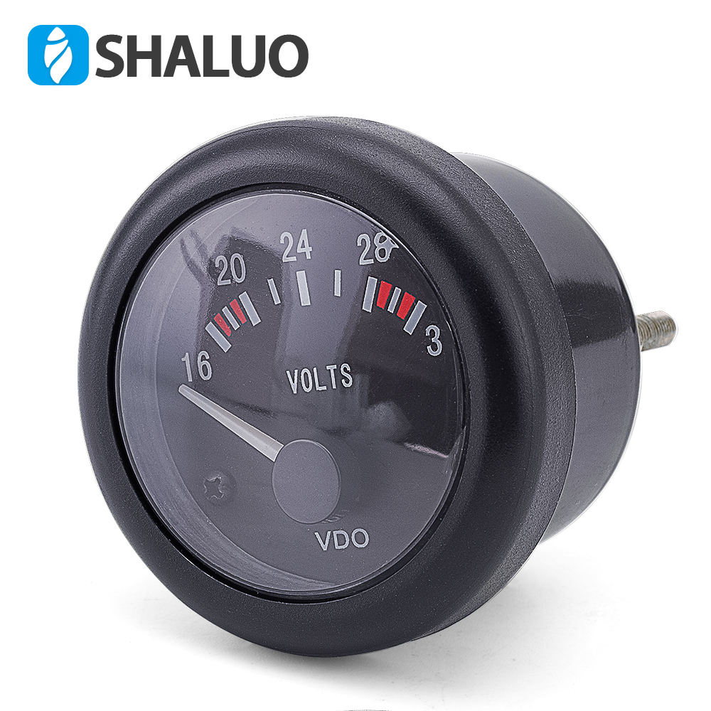 Medidor de voltaje de motores diésel medidor de voltaje de 24v medidor de motor diésel