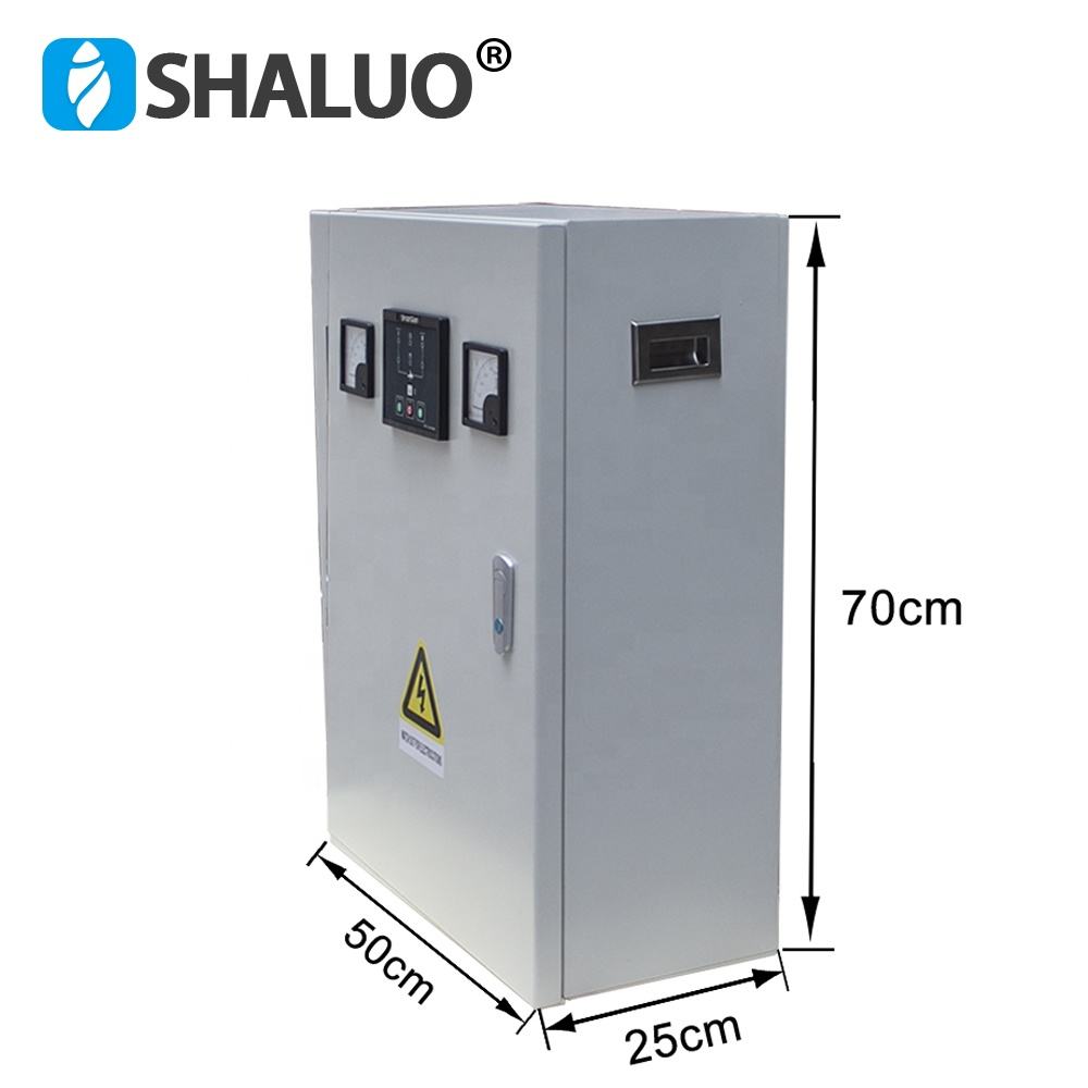 Aisikai 100A 4P Generador diésel ATS Doble potencia Interruptor de Transferencia Automática Caja de gabinete de control con módulo controlador Smartgen