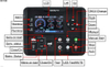 Módulo controlador de generador DC70D DC72D DC72DR, monitoreo de parámetros de grupo electrógeno de Gas con pantalla LCD de 4,3 pulgadas, Panel de Control inteligente