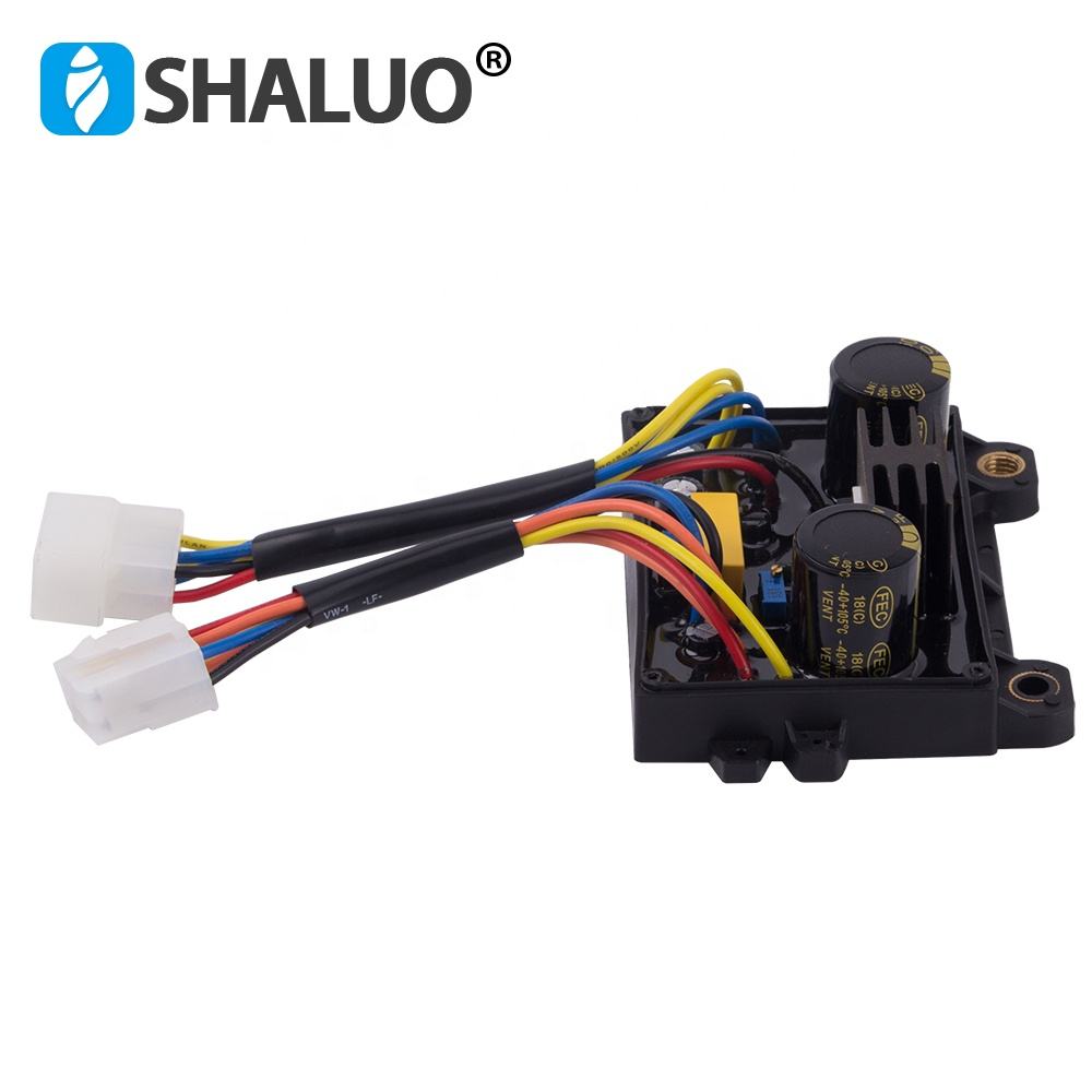 Monofásico AVR HJ-5K25DH Diesel gasolina chino Genset piezas 5KW soldadura regulador de voltaje automático 12 cables
