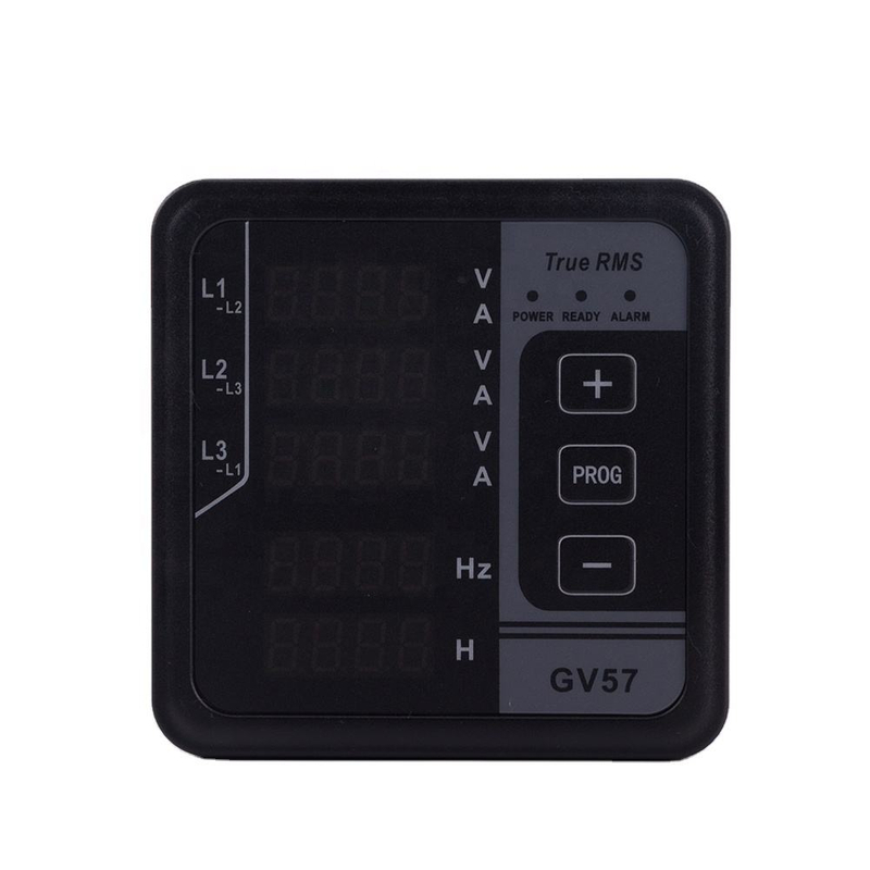 Medidor Digital de tiempo de frecuencia de corriente de voltaje trifásico GV57 analizador de medidor de motor digital multifunción