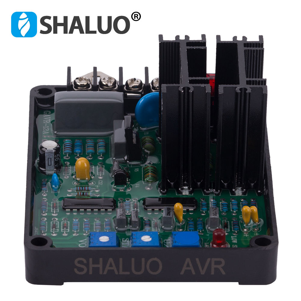 Regulador de voltaje automático AVR para piezas y accesorios de generador diésel sin escobillas, generador Universal Avr GAVR 12A