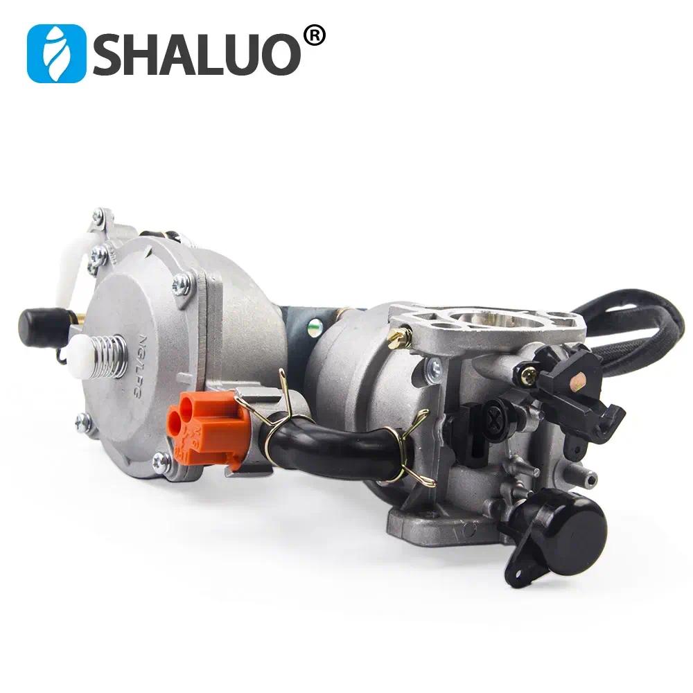 Kit de conversión de carburador de combustible Dual LPG, estrangulador automático actualizado para carburador de Gas generador de gasolina de 5KW, 6,5kw, 188F, 190F, 13P