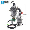 Kit de conversión de carburador de combustible Dual LPG, estrangulador automático actualizado para carburador de Gas generador de gasolina de 5KW, 6,5kw, 188F, 190F, 13P