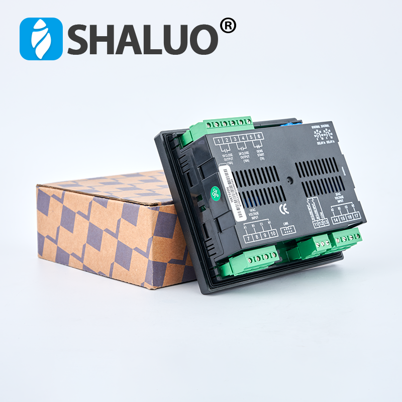 Hat520n smartgen controlador de interruptor de transferencia automática conjunto de generador Doble potencia ATS módulo de control de panel de tablero de gabinete