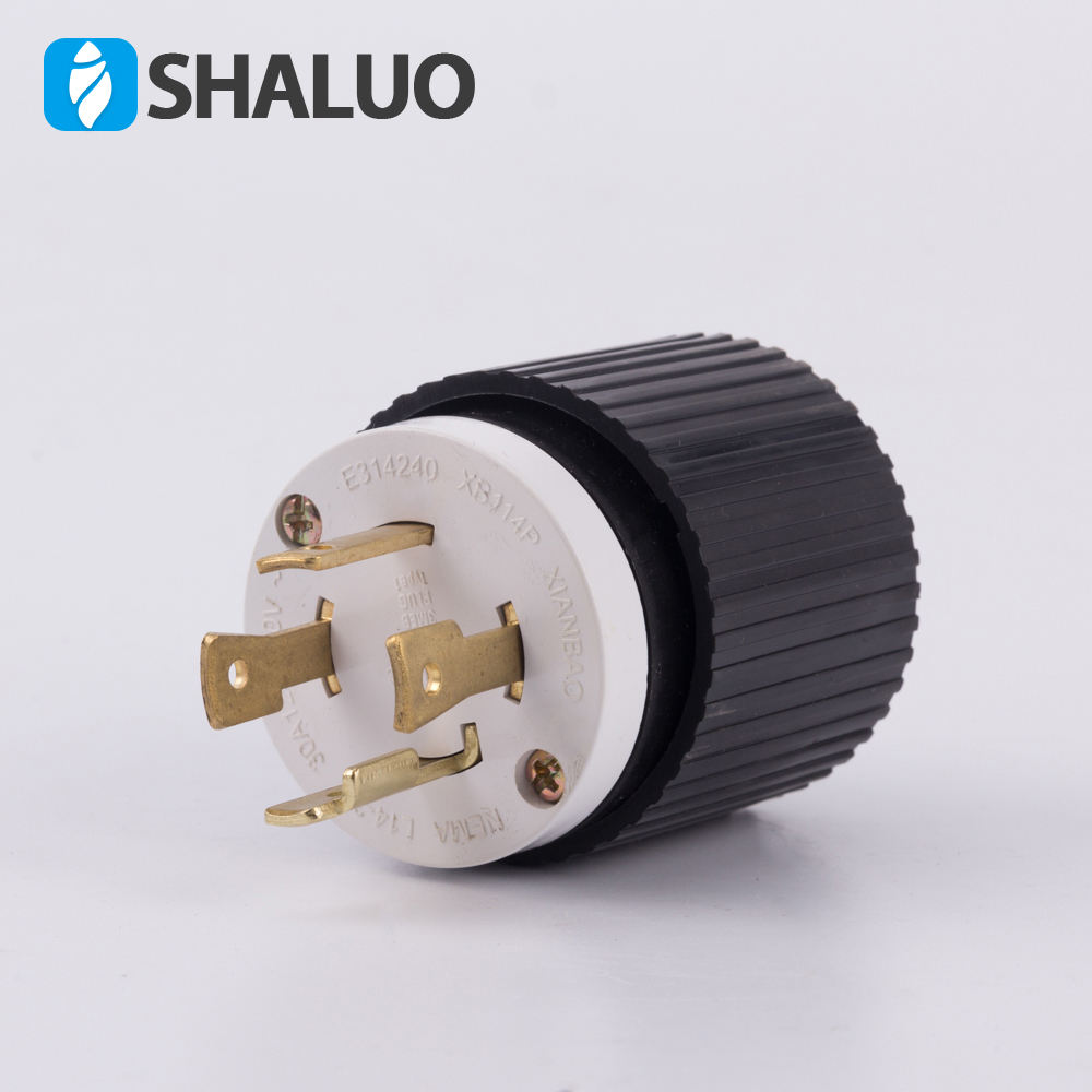 Enchufe de cuatro orificios de 5kw para generador de gas de estilo abierto 30A 125/252V NEMA