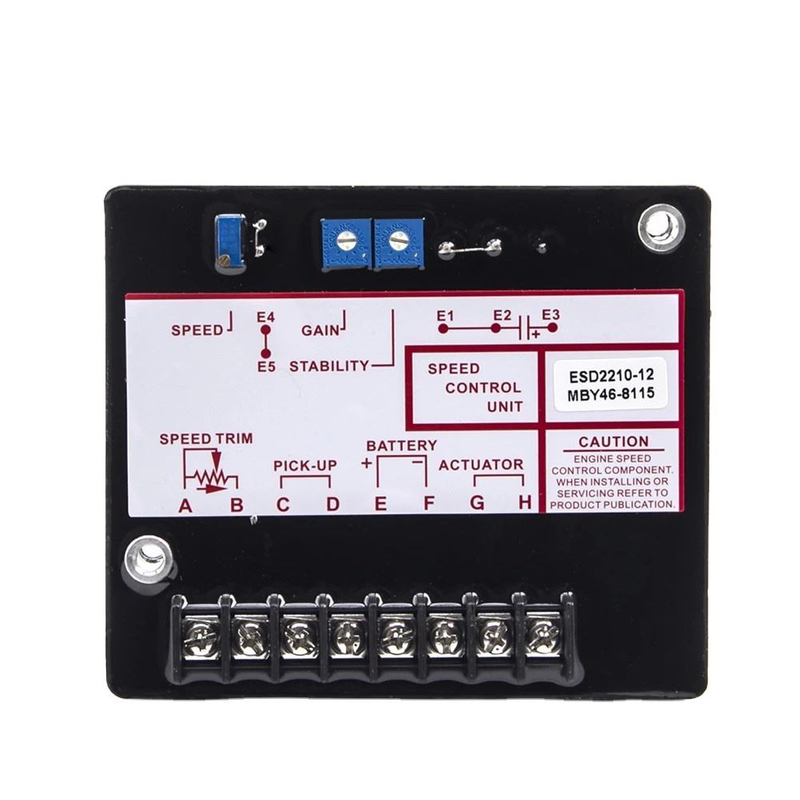 Controlador de velocidad del motor DC12V 24V ESD2210, placa de Control de Motor de CC, actuador, unidad Govornor, Panel Genset, piezas ESD2210-12 ESD2210-24