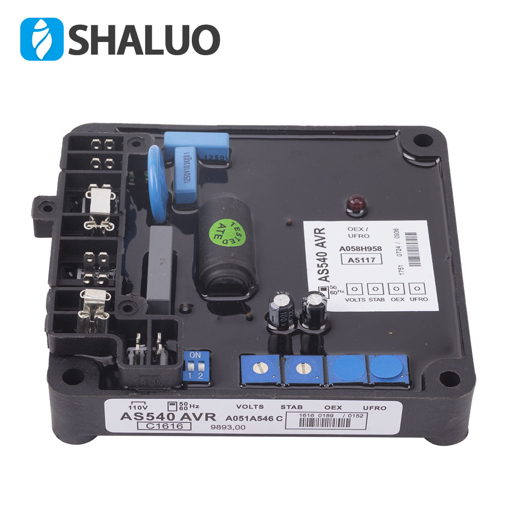 Piezas del generador síncrono as540 shaluo, estabilizadores y reguladores de voltaje automáticos avr