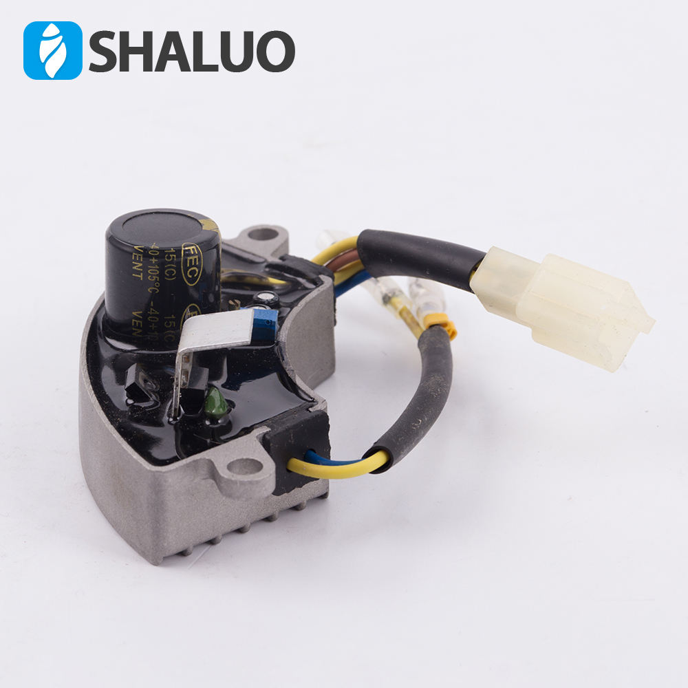 Estabilizador de generador de gasolina con caja de aluminio, regulador de voltaje automático AVR 168, 2kw, 3kw