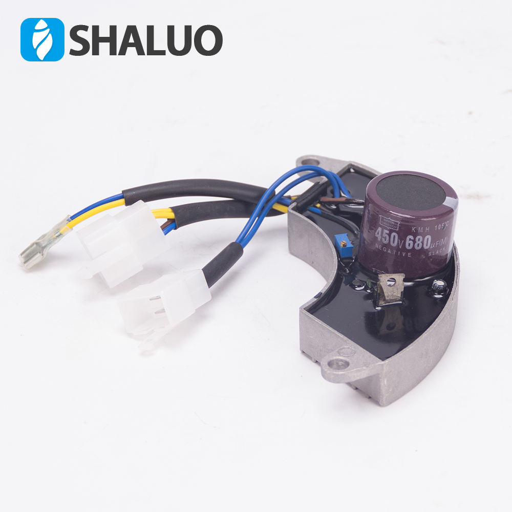 Nuevo Regulador de voltaje automático trifásico 5kw 188 AVR accesorios de generador de gasolina caja de aluminio estabilizador de voltaje