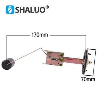 Sensor de combustible de profundidad de 170mm, flotador de agua, pieza de grupo electrógeno diésel, medidor de generador de tanque de agua líquida de latón, medidores resistivos para camiones y automóviles