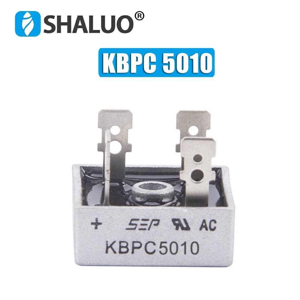 Puente rectificador de diodo generador 1000V 50A 35A 25A 15A KBPC5010 KBPC3510 KBPC2510 KBPC1510 SEP rectificador alternador monofásico