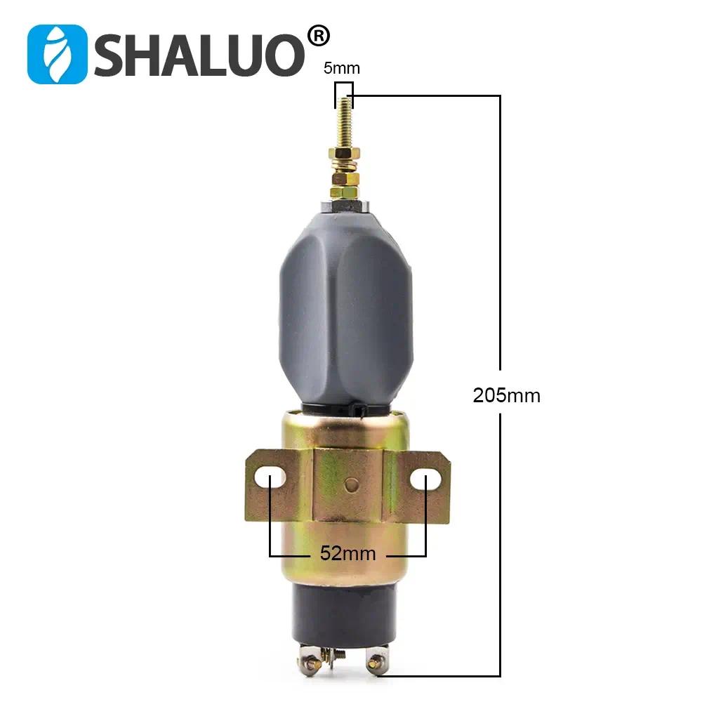 Generador diésel 1751ES-12E7U1B1S1 DC12V, válvula solenoide de parada de motor, interruptor electrónico de apagado de combustible, 24V 1751ES-12E7U1B1S2