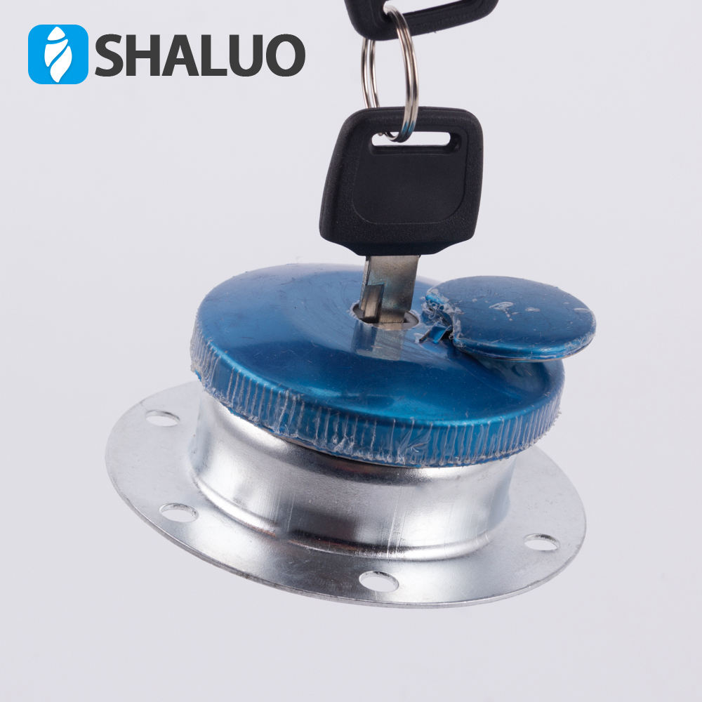 Accesorios del grupo electrógeno diésel, puerto de combustible con cerradura de llave, protección antirrobo, carretilla elevadora, tanque de combustible mecánico