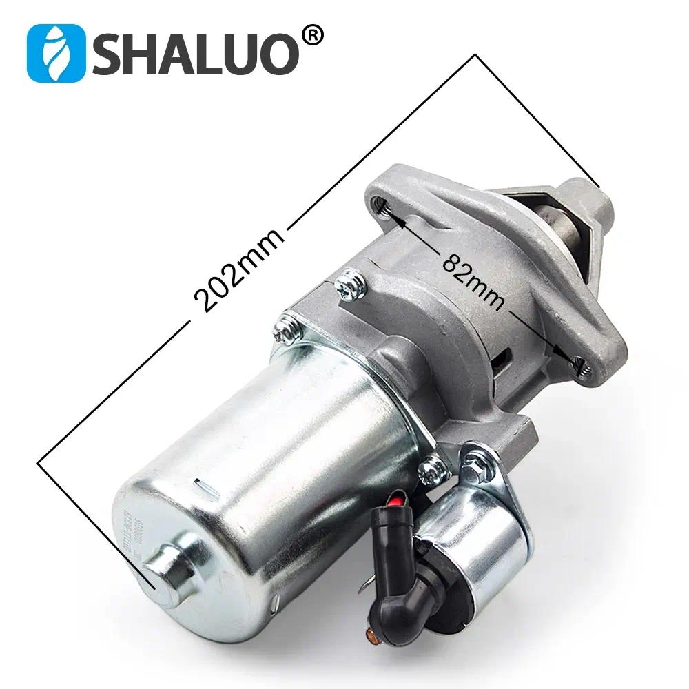 Nuevo tipo QDJ112 182F 188F GX390 5-8KW DC12V Motor de arranque de gasolina Motor generador eléctrico Motor de arranque repuestos 14 dientes