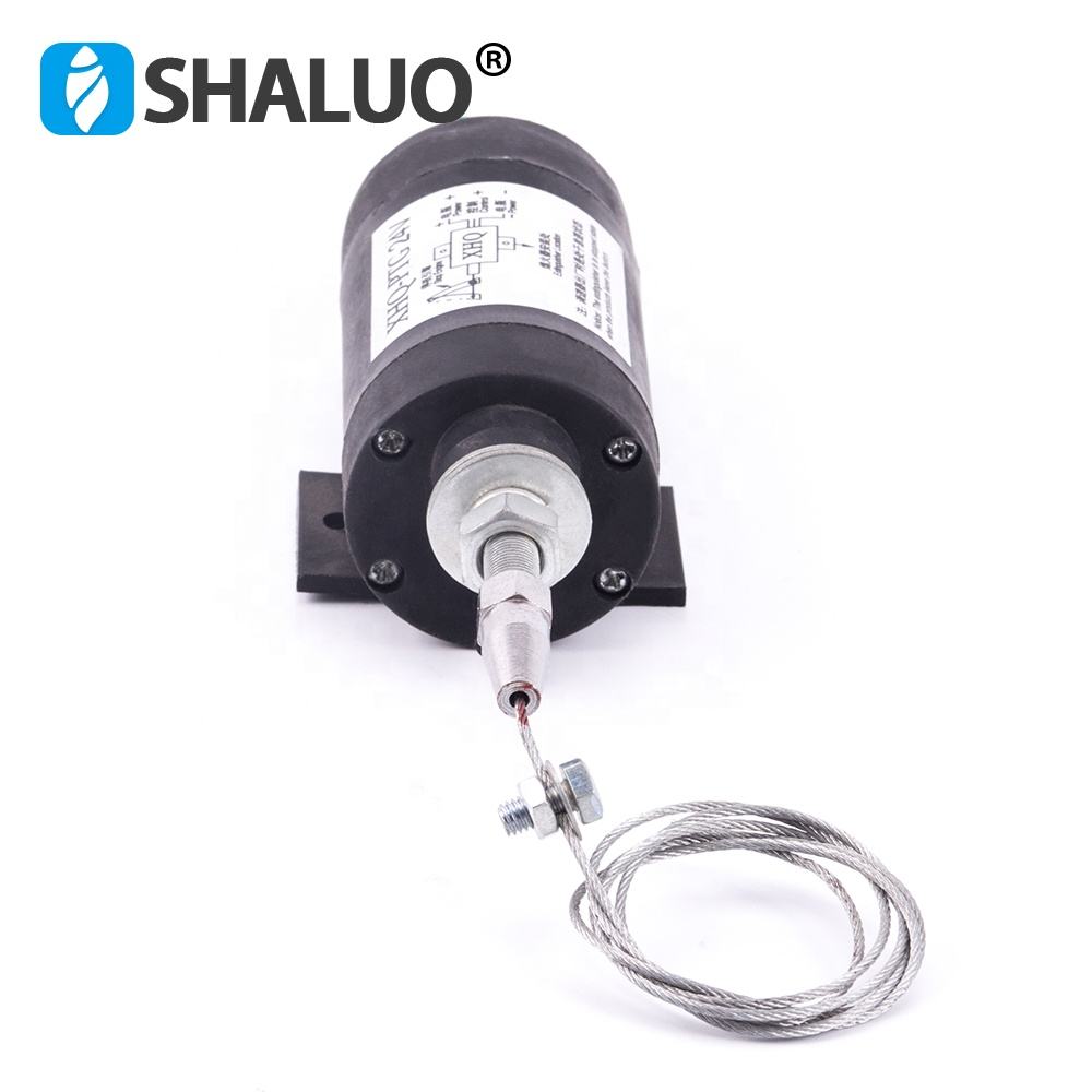Conjunto de generador de llama diésel Universal, control electrónico de excavadora de coche, válvula solenoide de control de parada de 24V
