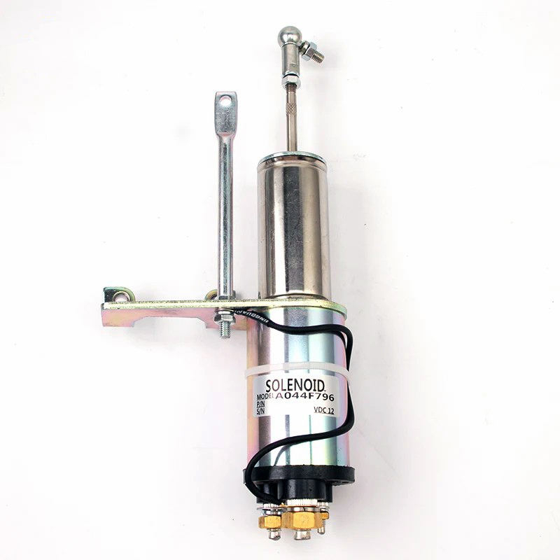 A044F796 válvula solenoide de apagado válvula solenoide de corte de combustible válvula solenoide de combustible de motor 12V