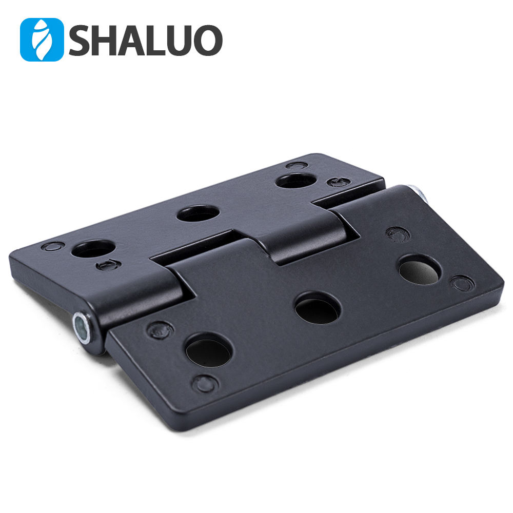 Bisagras de puerta de generador para conjunto de bisagra de puerta de gabinete de metal Genset a prueba de sonido, espesor de 5mm, 6 agujeros