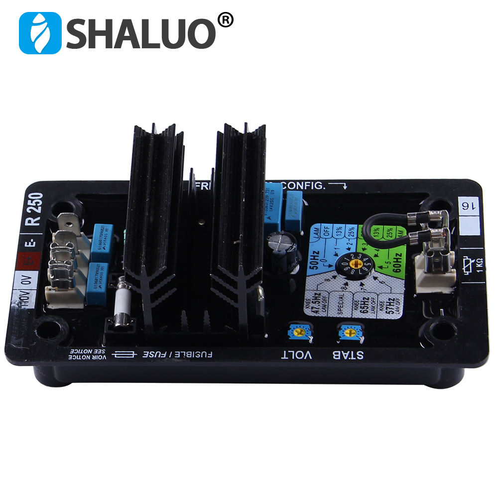 Regulador de voltaje diesel sin cepillo del generador 20kva avr R250