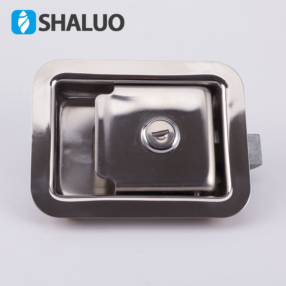 Cerradura de puerta de acero inoxidable 304, conjunto de generador, chasis de caja plana, cerradura de puerta antirrobo, cerradura de gabinete