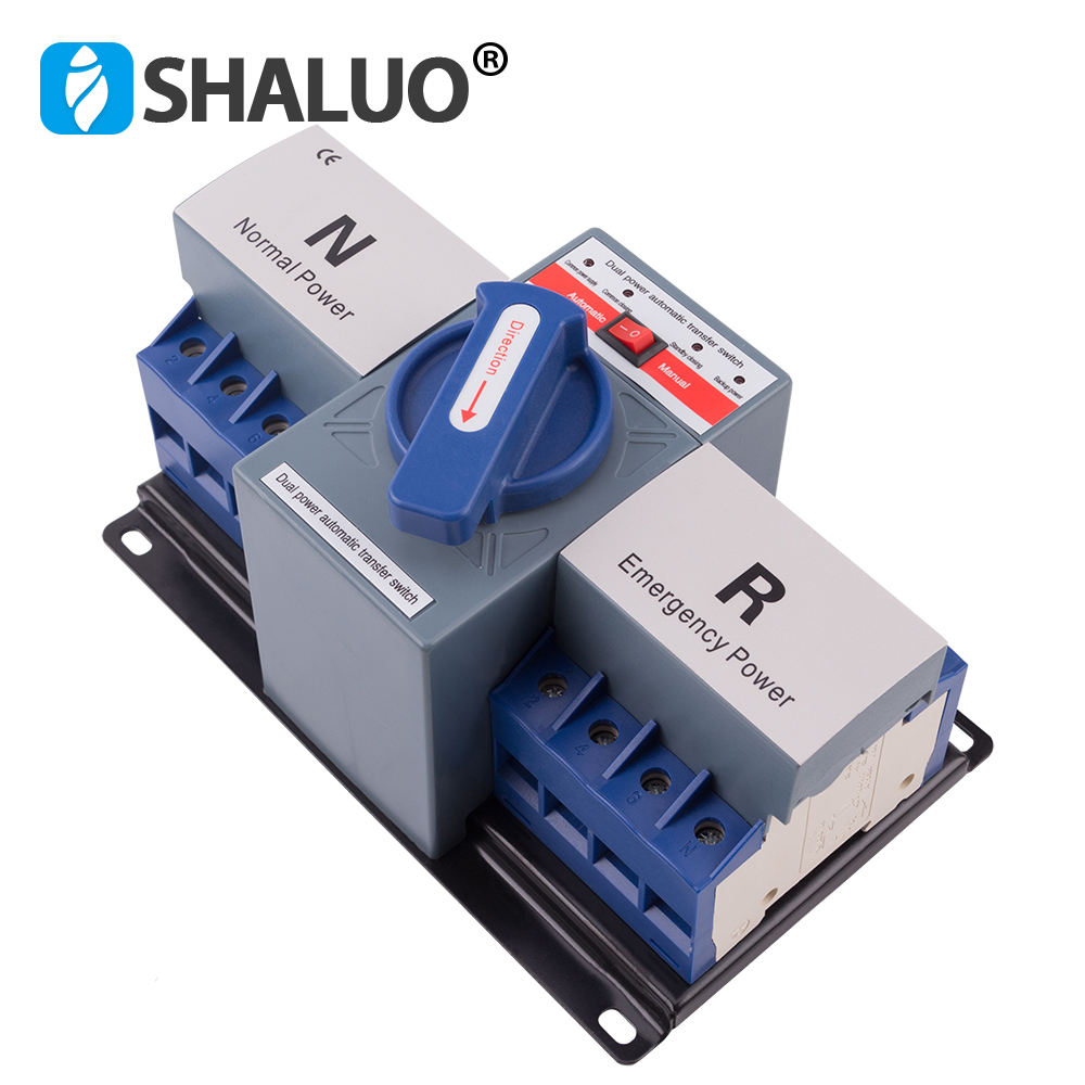 Ats 63a 4P tablero de panel eléctrico ats interruptor de transferencia automática