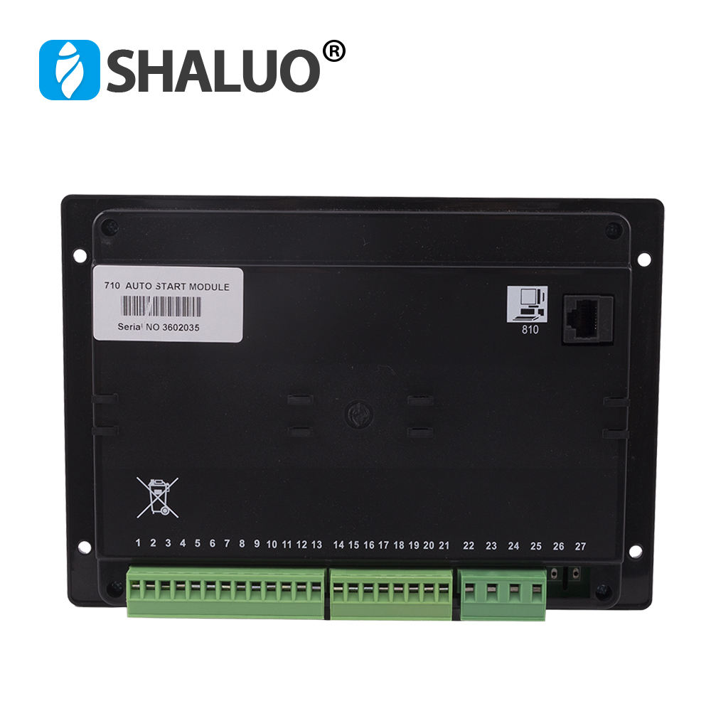 Panel de control del grupo electrógeno diésel dse710, controlador automático de arranque automático, 15kW, 10KW