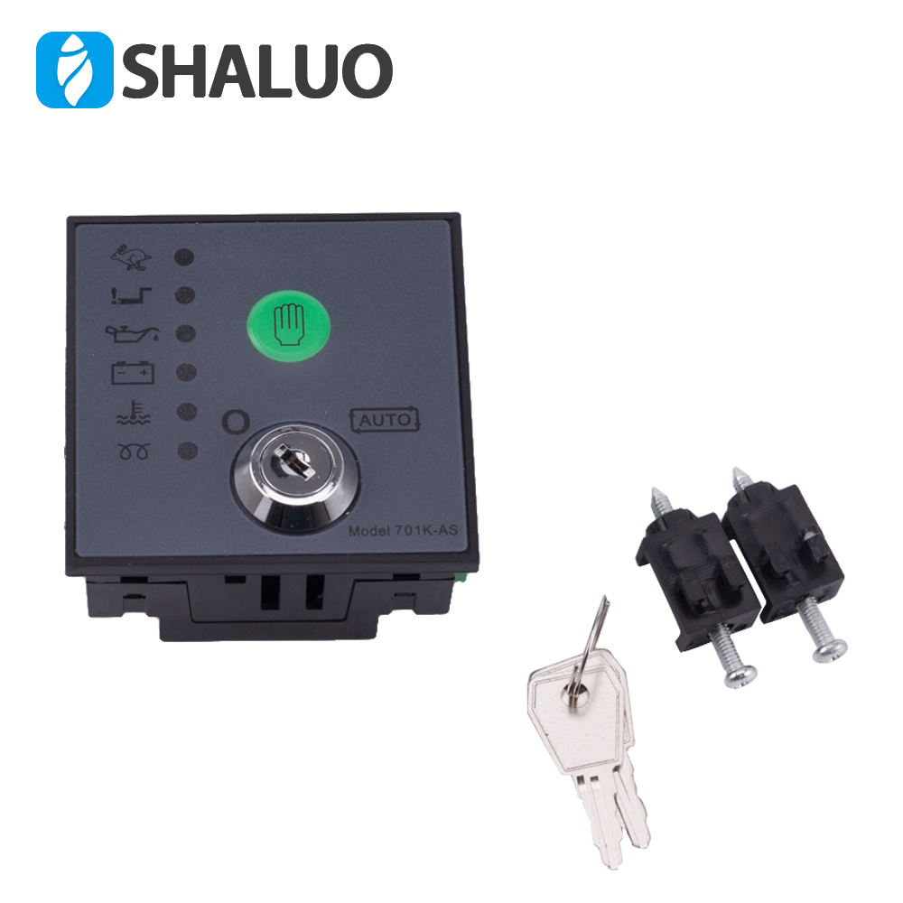 Generador diésel, panel electrónico manual, kits de placa de circuito, controlador de arranque con llave genset 701 701K-AS