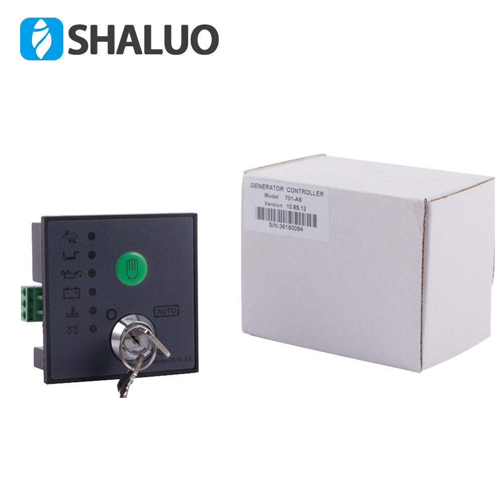 Generador diésel, panel electrónico manual, kits de placa de circuito, controlador de arranque con llave genset 701 701K-AS