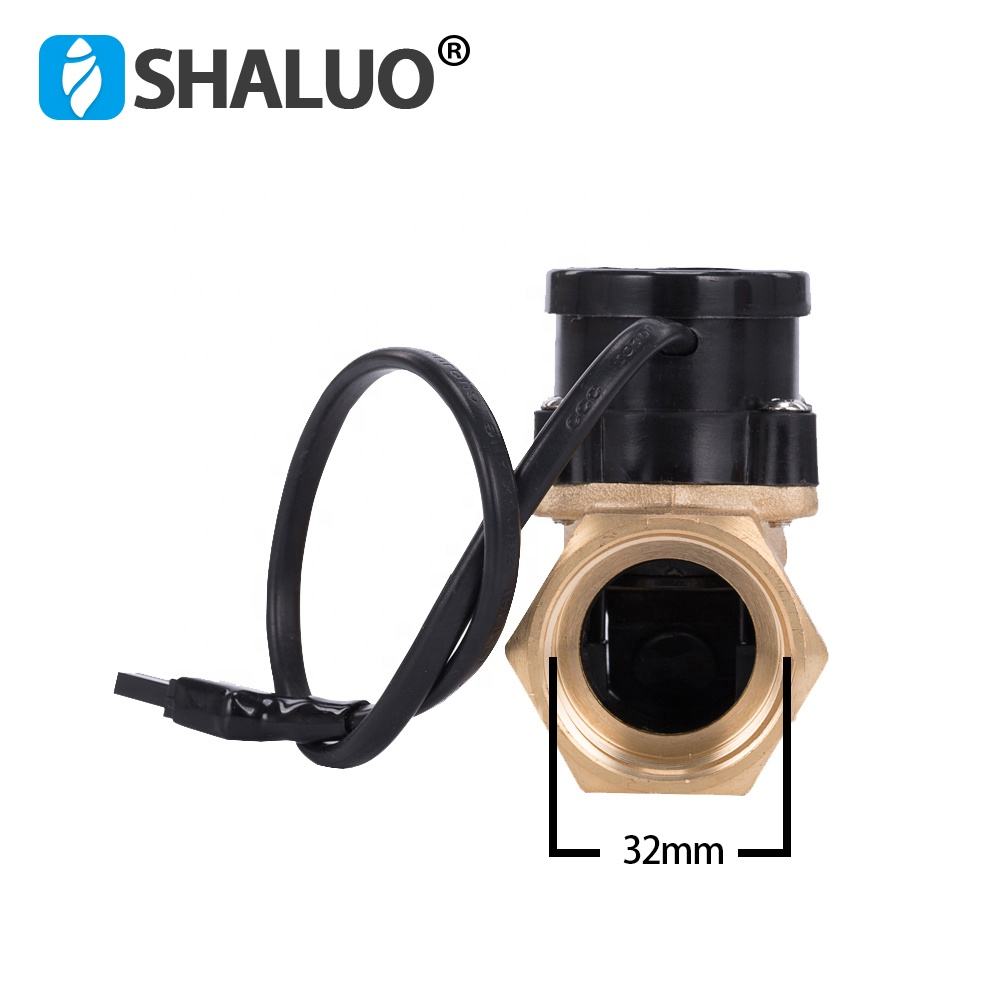 Bomba de agua HT800 One de 1 pulgada, interruptor de Sensor de flujo, calentador Solar de refuerzo de líquido, pieza de válvula de Control automático de presión magnética de latón