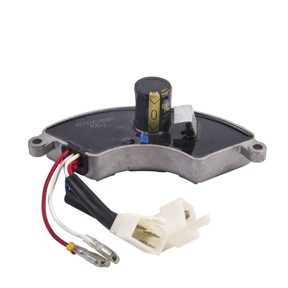 Regulador de voltaje automático AVR trifásico 3KW 5KW, estabilizador de generador de gasolina, herramientas ajustables, carcasa de aluminio de 400v 470uf