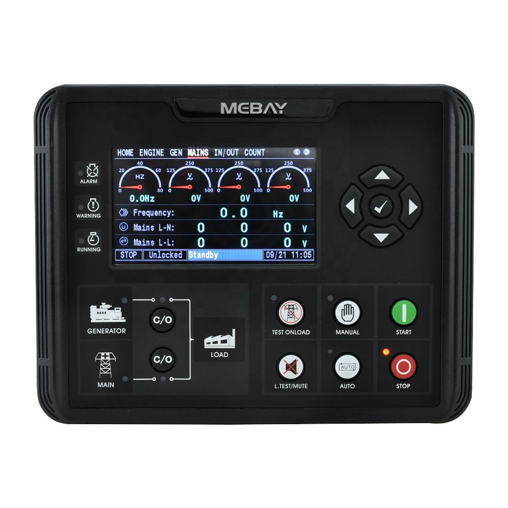 Módulo controlador de piezas del generador diésel DC60DR DC62DR, pantalla LCD, tablero de Control del motor, Panel de Control inteligente