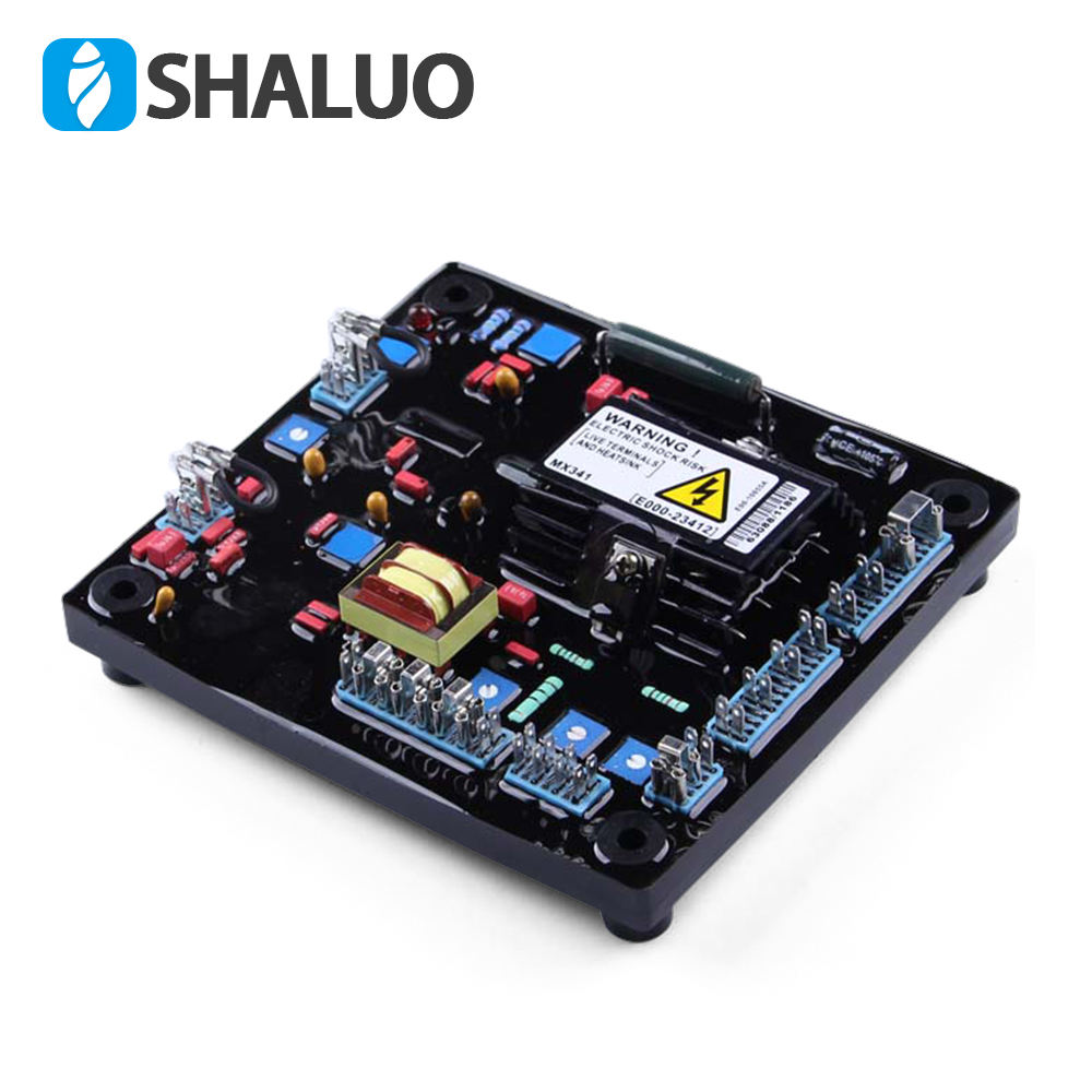 Regulador de voltaje automático AVR 100kva 150kva potencia electricidad MX341 estabilizador ajustador para generador de imán de goma suave