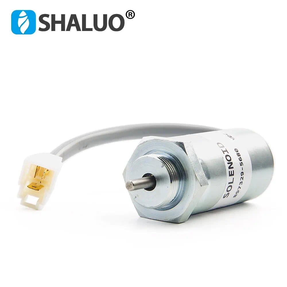 Válvula Solenoide de parada del motor del generador para 897329-5680 897209-1152 3LD1 3LD2 4LE1 y válvula de apagado Kobelco SK75-8